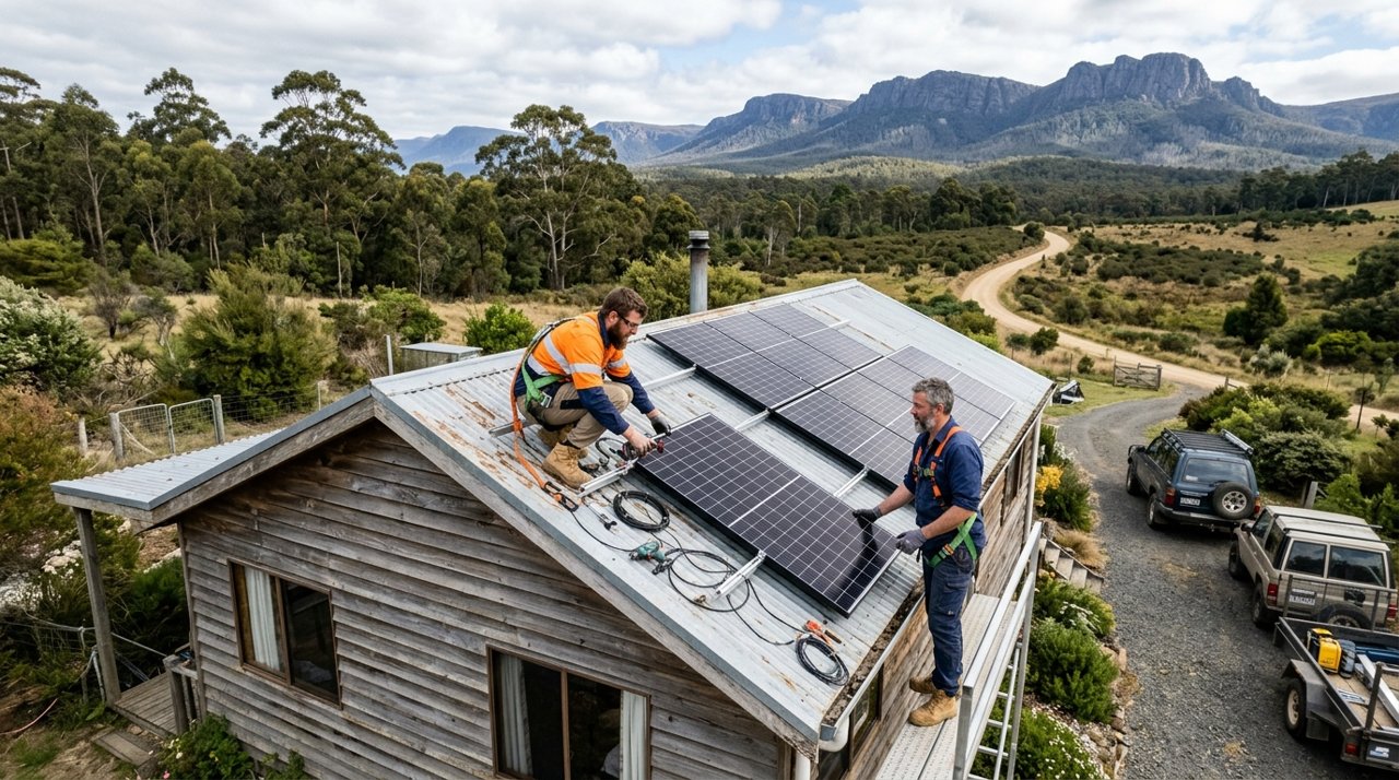 Off-Grid Solar for Tasmanian Shacks and Remote Properties